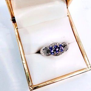 Sterling Silver Topaz Ring